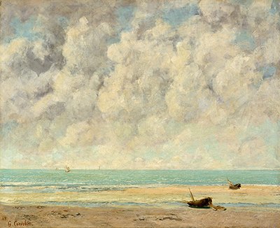 Mer calme Gustave Courbet